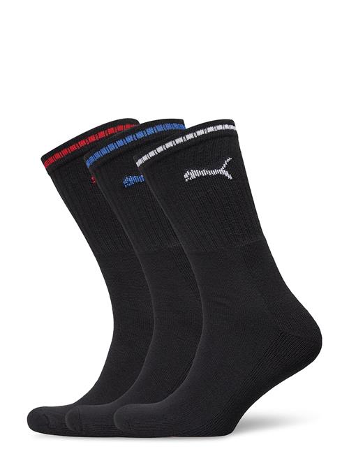 Se PUMA Puma Unisex Striped Crew Sock 3P PUMA Black ved Booztlet