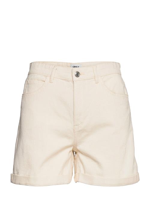 Onlvega Hw Mom Dnm Shorts Noos ONLY White