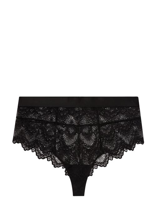 Understatement Underwear Saboteur Lace Highwaist String Understatement Underwear Black