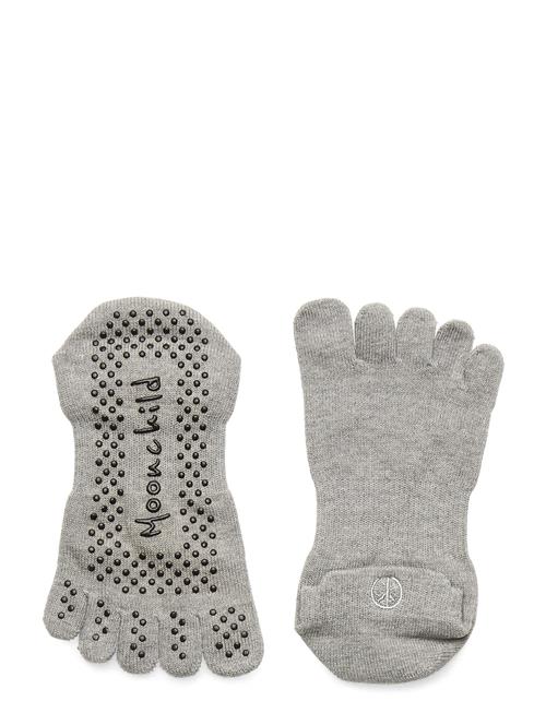 Moonchild Grip Socks - Low Rise Moonchild Yoga Wear Grey