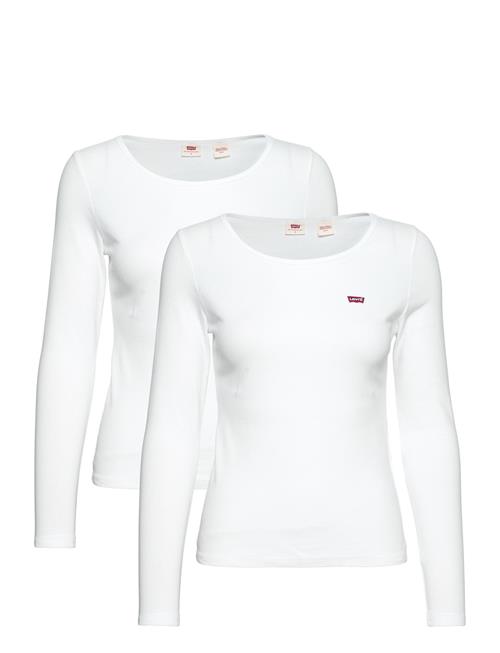 Se LEVI´S Women Ls 2 Pack Tee A0787 Ls 2 Pack LEVI´S Women White ved Booztlet