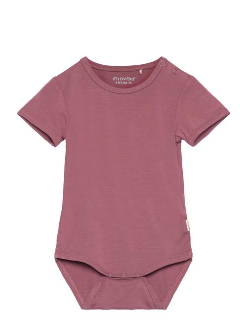 Minymo Body Ss - Bamboo Minymo Pink