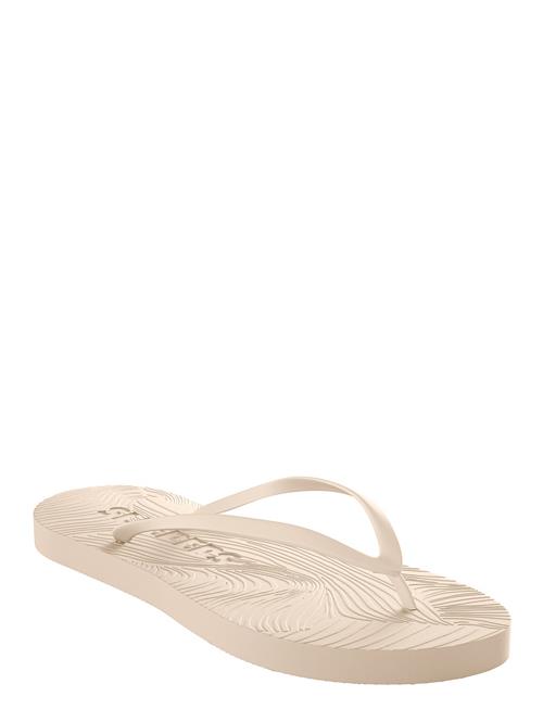 SLEEPERS Slim Black Flip Flop SLEEPERS Cream