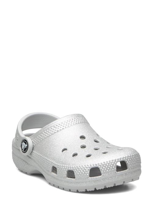 Classic Glitter Clog K Crocs Silver