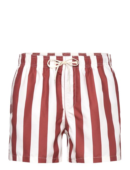 Slhdane Aop Swimshorts Selected Homme Brown