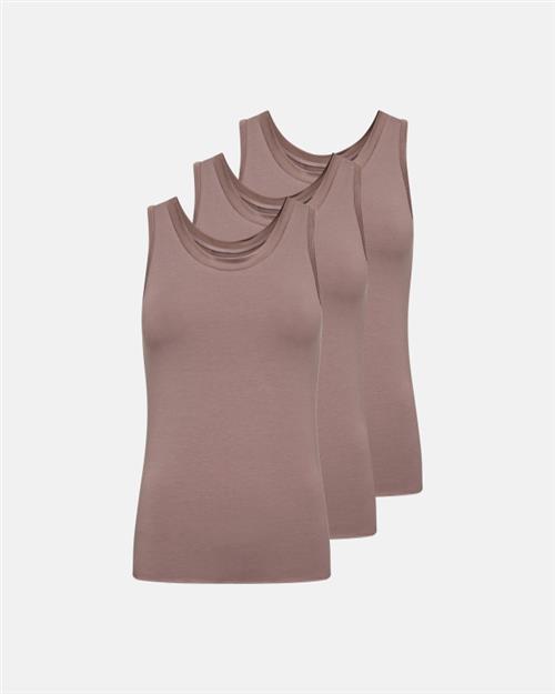Tanktop 3-pak | Økologisk bambusviskose | Rosa