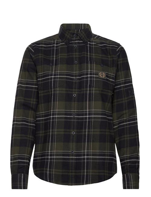 Chevalier Heron Flannel Shirt Chevalier Green