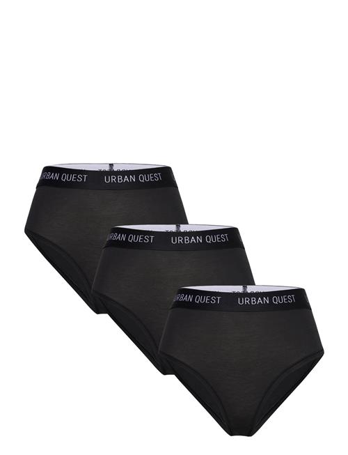 URBAN QUEST The Bamboo 3-Pack Maxi Brief URBAN QUEST Black