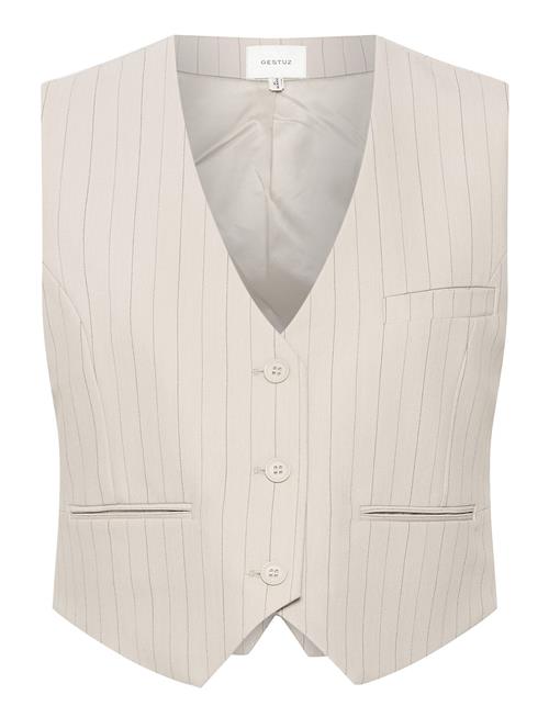 Gestuz Joellegz Pinstripe Waistcoat Gestuz Cream