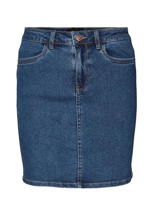 Vero Moda Vmluna Hr Denim Skirt Mix Ga Vero Moda Blue