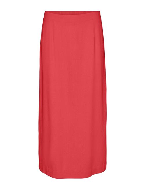 Vero Moda Vmmymilo Hw 7/8 Skirt Wvn Ga Vero Moda Red