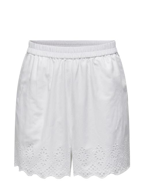 ONLY Onllou Life Emb Loose Shorts Ptm ONLY White