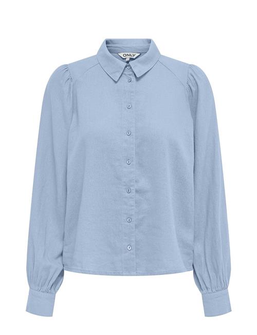 ONLY Onlcaro L/S Linen Bl Puff Shirt Cc Pnt ONLY Blue