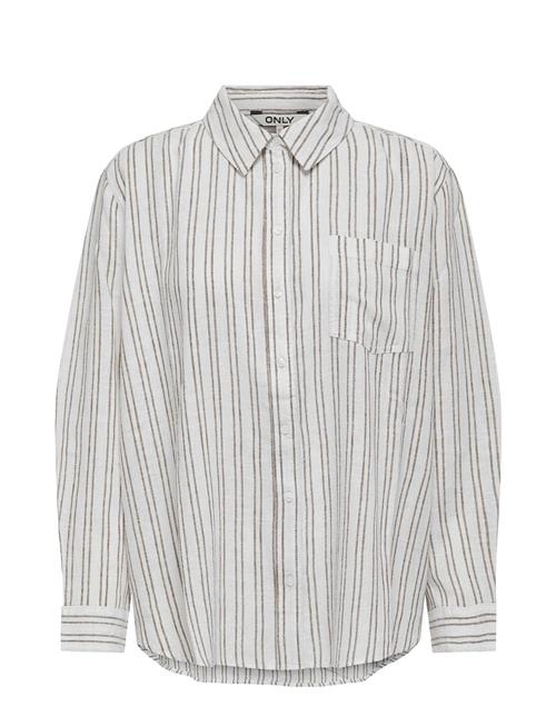 Onltokyo Life Ls Lin Bl St Shirt Pnt ONLY White