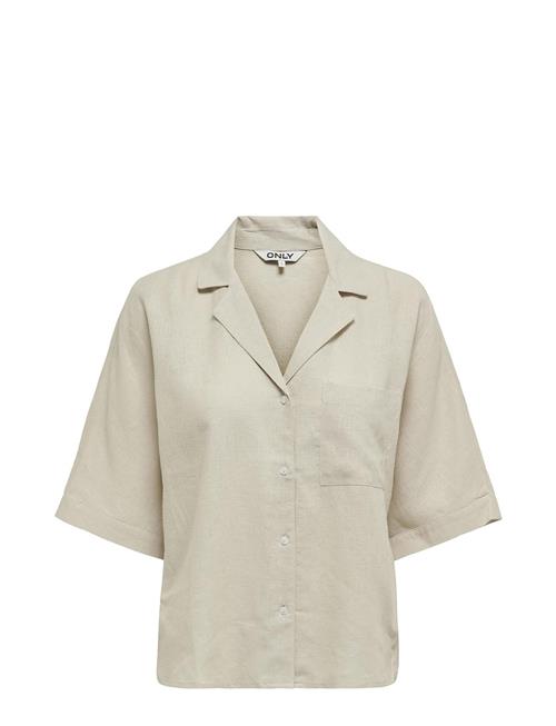 ONLY Onltokyo Life Ss Linen Bl Shirt Pnt Noos ONLY Cream