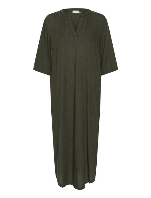 Kaffe Kamilia Kaftan Dress Kaffe Khaki