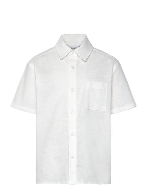 Grunt Grvap Linen Shirt Grunt White