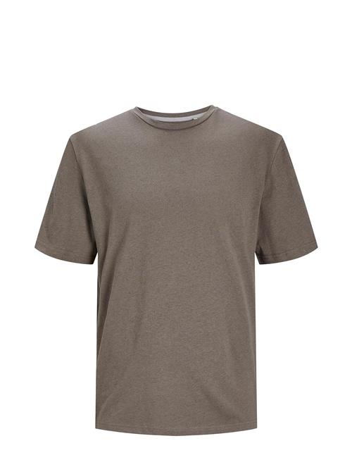 Jack & Jones Jprcc Soft Linen Blend Ss Tee Jack & J S Brown