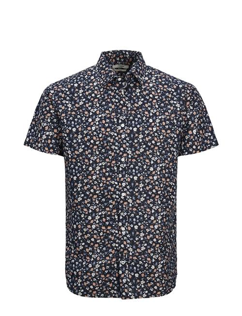 Jack & Jones Jprblasummer Print Shirt S/S Ss24 Sn Jack & J S Blue