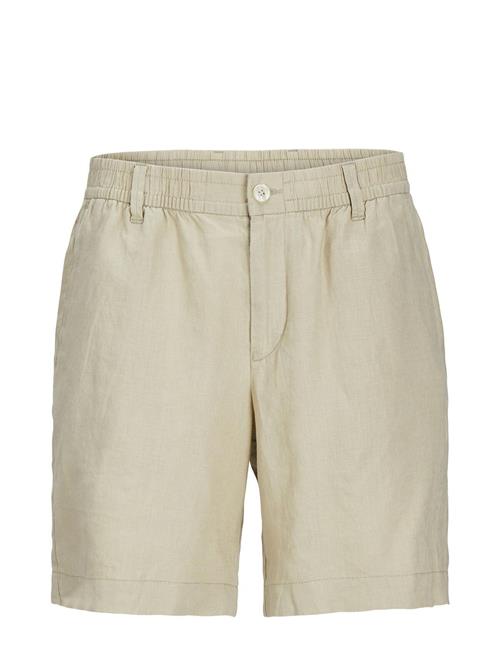 Jack & Jones Jpstbill Lawrence Linen Shorts Mid Sn Jack & J S Beige