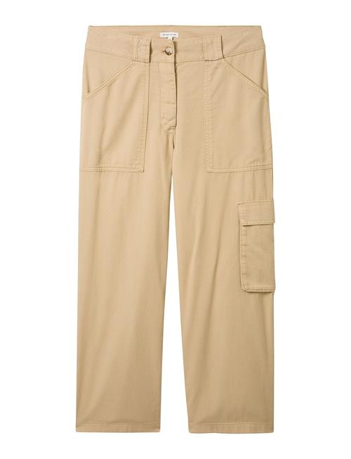 Se Tom Tailor Pants With Utility Details Tom Tailor Beige ved Booztlet