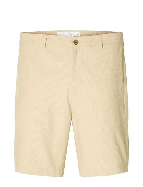 Selected Homme Slhregular-Karl Seersucker Shorts Selected Homme Cream