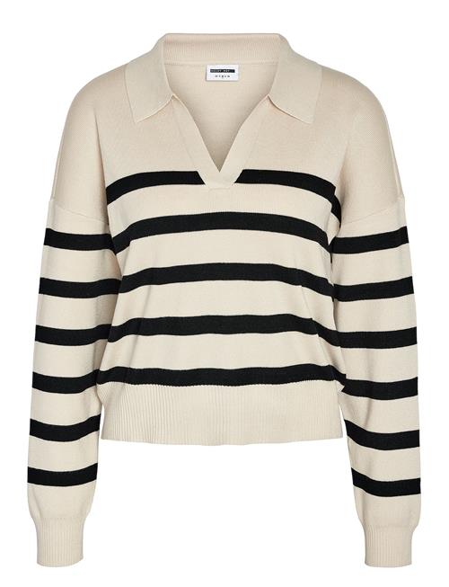 NOISY MAY Nmfifi L/S Polo Neck Knit Fwd Noos NOISY MAY Cream