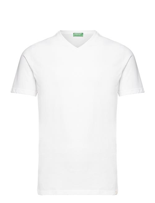 United Colors of Benetton V Neck T-Shirt United Colors Of Benetton White