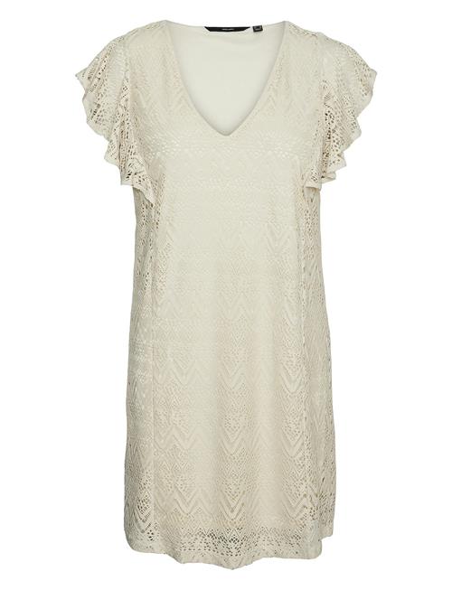 Vero Moda Vmmaya Short Frill Dress Jrs Spe Vero Moda White