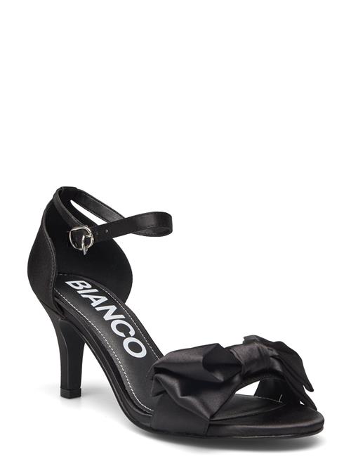 Se Bianco Biaadore Bow Sandal Satin Bianco Black ved Booztlet