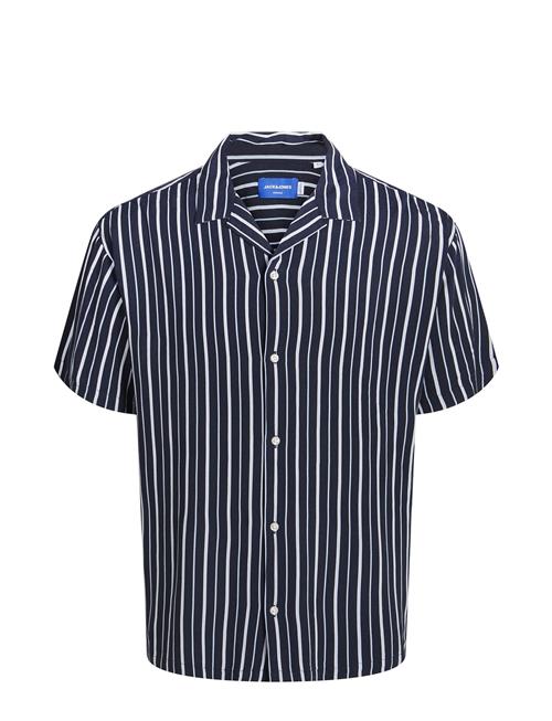 Jack & Jones Jorluke Aruba Resort Shirt Ss Jnr Jack & J S Navy