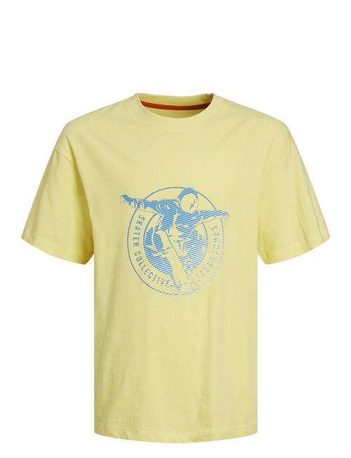 Jack & Jones Jocsc Gradient Logo Tee Ss Os Jnr Jack & J S Yellow