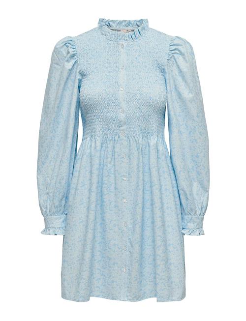 Onlpi Aspen L/S Smock Dress Wvn Cs ONLY Blue