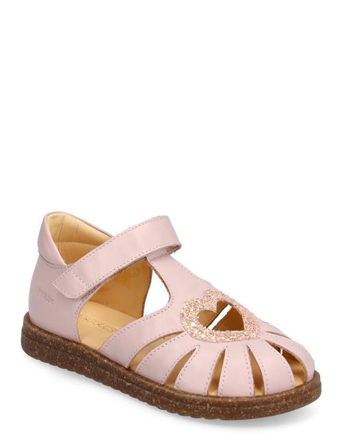 Se ANGULUS Sandals - Flat - Closed Toe - ANGULUS Pink ved Booztlet