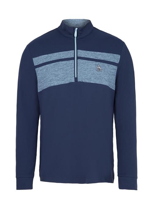 L/S Lightweight1/4 Zip Pullover Original Penguin Golf Blue