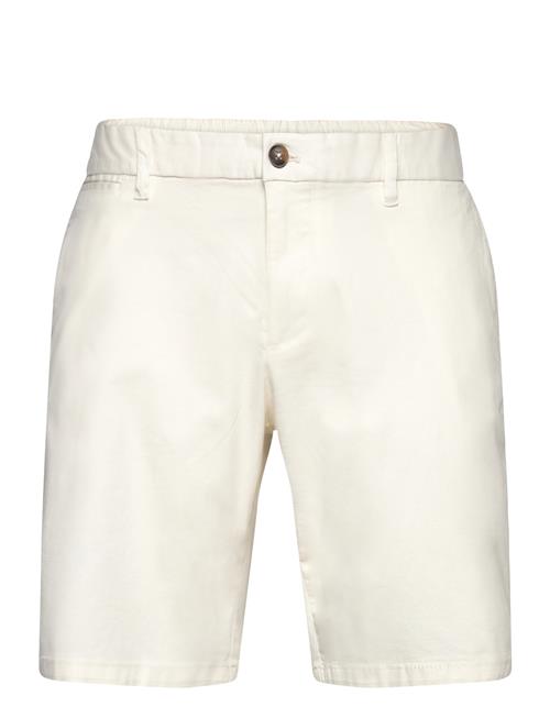 Mango Slim-Fit Chino Cotton Bermuda Shorts Mango White