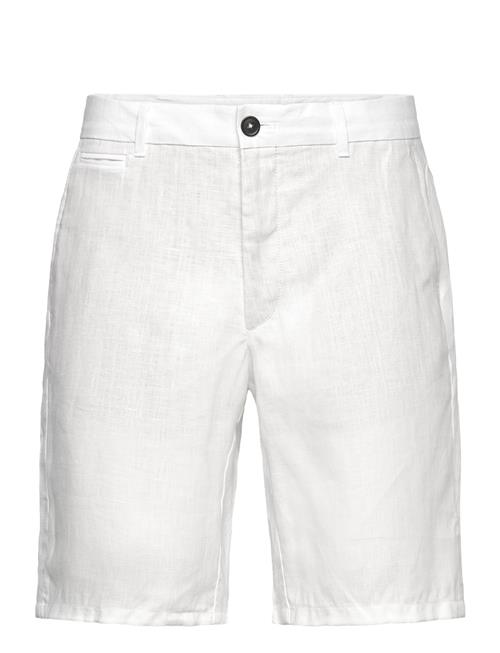 Mango Slim-Fit 100 Linen Bermuda Shorts Mango White