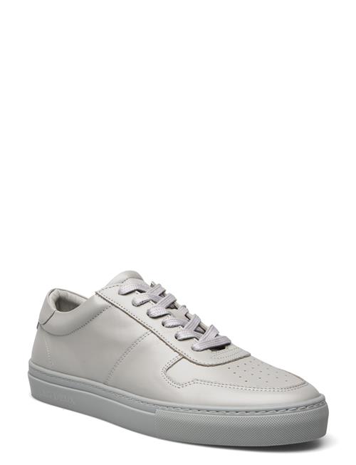 Les Deux Wesley Leather Sneaker Les Deux Grey