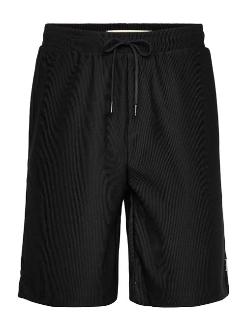 Woodbird Wbben Plisse Shorts Woodbird Black