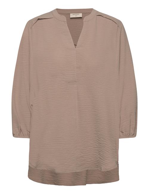 Se FREE/QUENT Fqtulip-Blouse FREE/QUENT Brown ved Booztlet