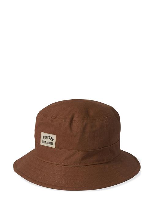 Se Brixton Woodburn Packable Bucket Hat Brixton Brown ved Booztlet