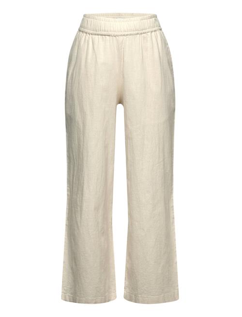 Se name it Nkffalinnen Wide Pant Noos Name It Beige ved Booztlet