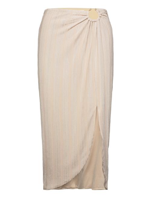 GUESS Jeans Cristina Midi Skirt GUESS Jeans Beige