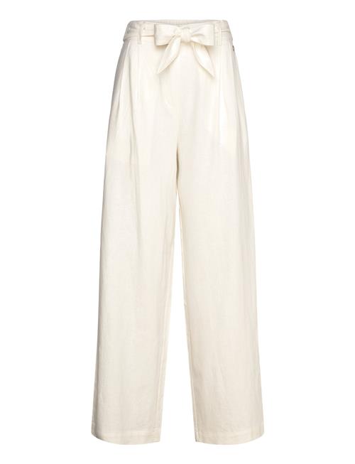 Tamaris Apparel Cognin Wide Linen Pants Tamaris Apparel Cream