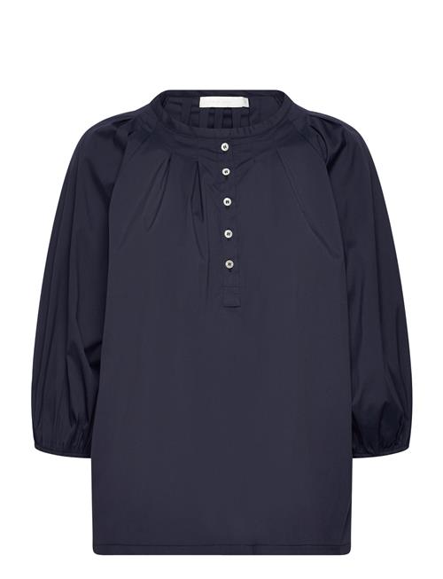 Naja Lauf Lotta Blouse Fancy Poplin Naja Lauf Navy