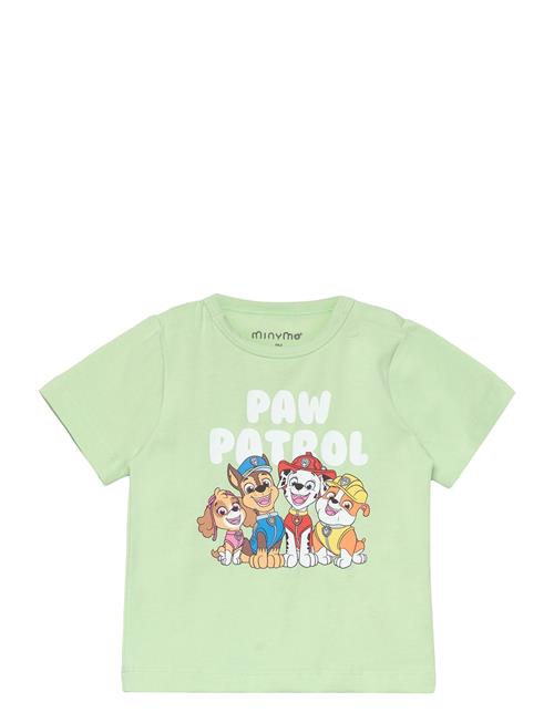 Se Minymo T-Shirt Ss Minymo Green ved Booztlet