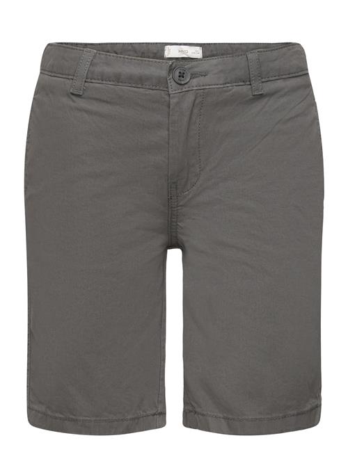 Mango Slim-Fit Chino Cotton Bermuda Shorts Mango Black