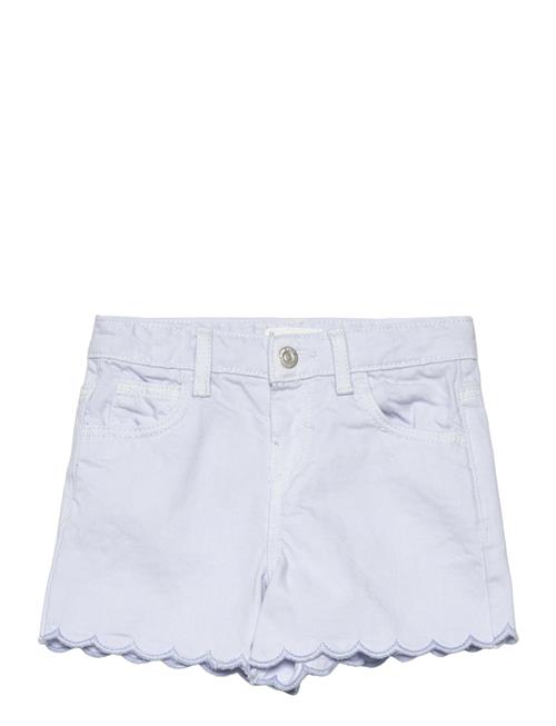 Mango Shorts With Wavy Hem Mango Blue