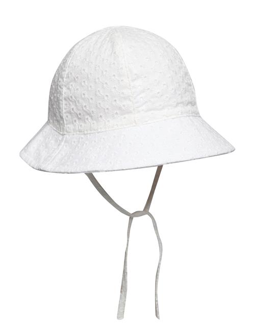 Floral Bucket Hat Mango White