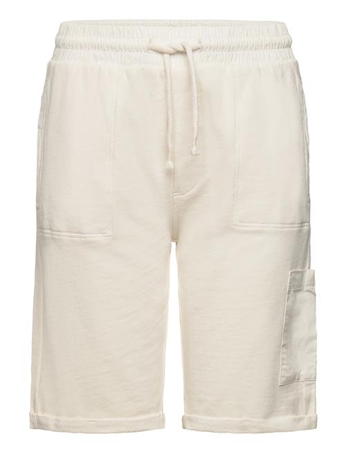 Mango Cotton Shorts With Elastic Waist Mango White